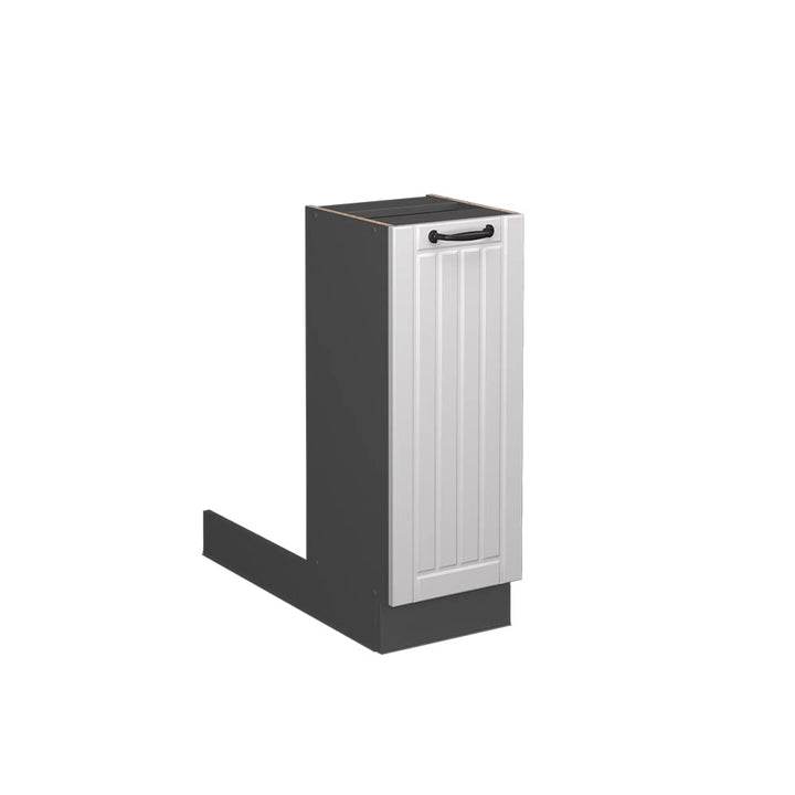 Vicco Kücheninsel Fame-Line, Weiss Landhaus/Anthrazit, 30 cm ohne Arbeitsplatte Weiss Landhaus Regal