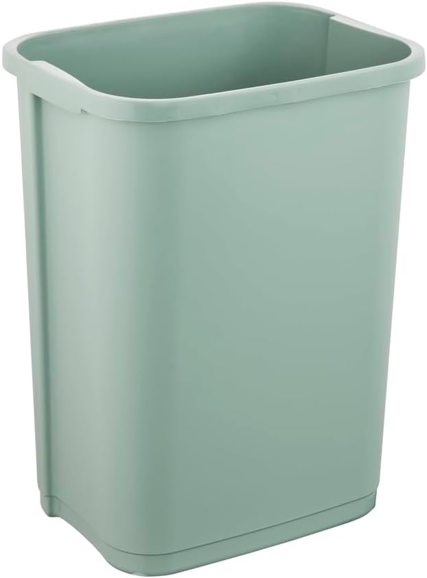 keeeper Mülleimer mit Schwingdeckel, 25 l, 33,5 x 25,5 x 53,5 cm, Swantje, Grün (Nordic Green) Nordi