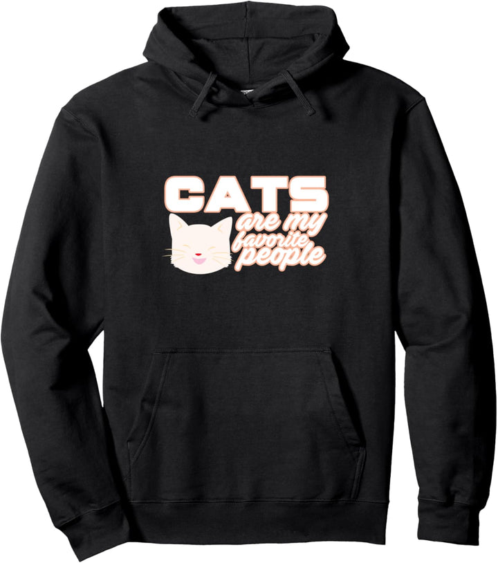 Katzen sind meine Lieblingsmenschen Katze Pullover Hoodie