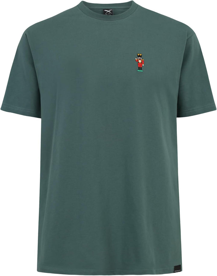IRIEDAILY T-Shirt Nutcrax Emb, Bio-Baumwolle, S Cool Jungle