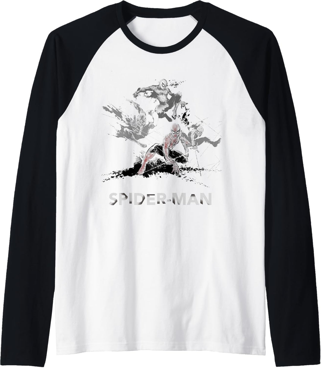 Marvel Spider-Man Splat Art Poster Raglan