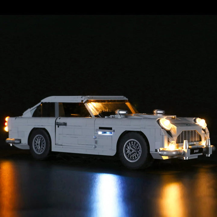 BRIKSMAX Led Beleuchtungsset für James Bond Bricks Spielzeug Aston-Martin DB5 10262 (Mit Fernbedienu