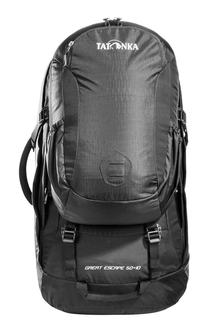 Tatonka Great Escape 50+10 - Reiserucksack mit grosser Kofferöffnung, extra Rucksack (10l) und abdec