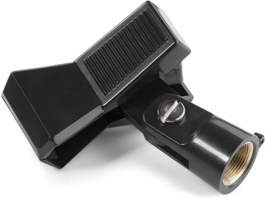 Vonyx Universal-Mikrofonständer mit Haltegriff, höhenverstellbar mit Halterung und Adapter