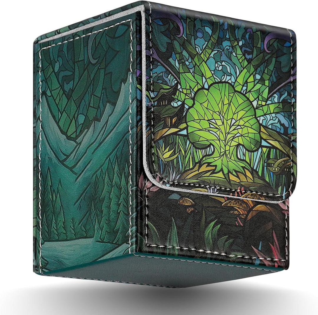 Deck Box für MTG Karten, TCG Aufbewahrungsbox für Magic The Gathering Karten für über 100 einzeln ge
