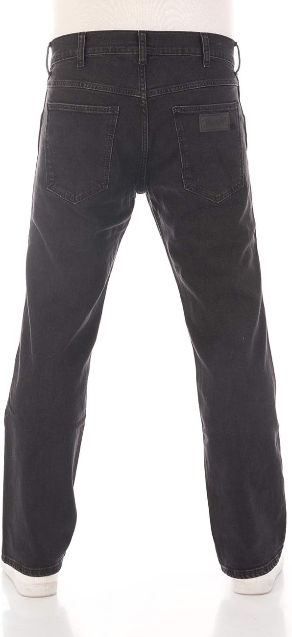 WRANGLER Jeans Herren Stretch Bootcut Jacksville Jeanshose Hose Denim | Schwarz Blau 30 31 32 33 34