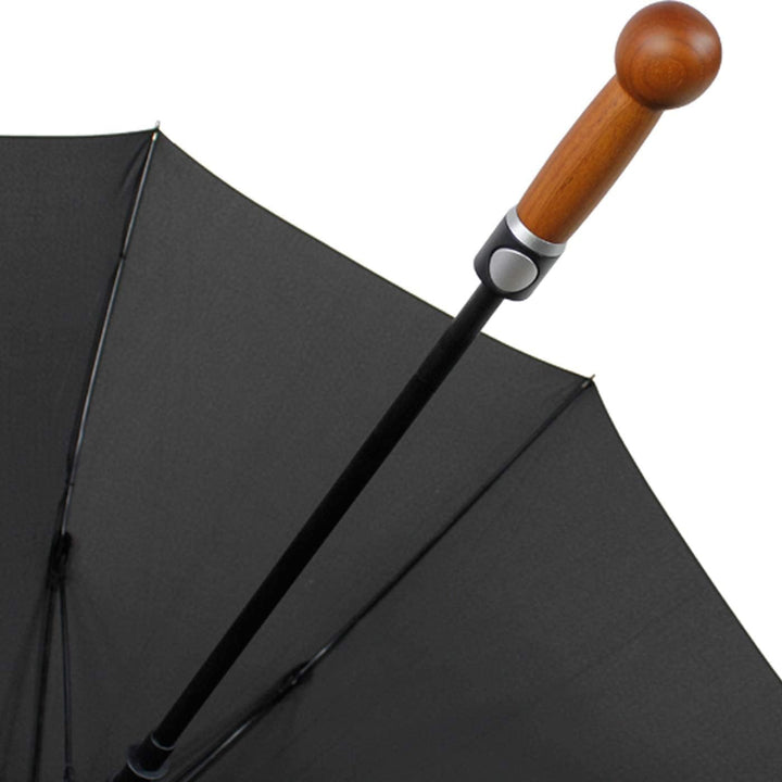 iX-brella Stützschirm Selbstverteidigungsschirm extrem stabil (schwarz), schwarz