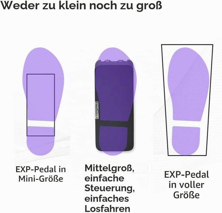 Paint Audio Foot Captain Dual Outputs Expression Pedal, Multi-Effekt-kompatibel für Tip/Ring-Verbind