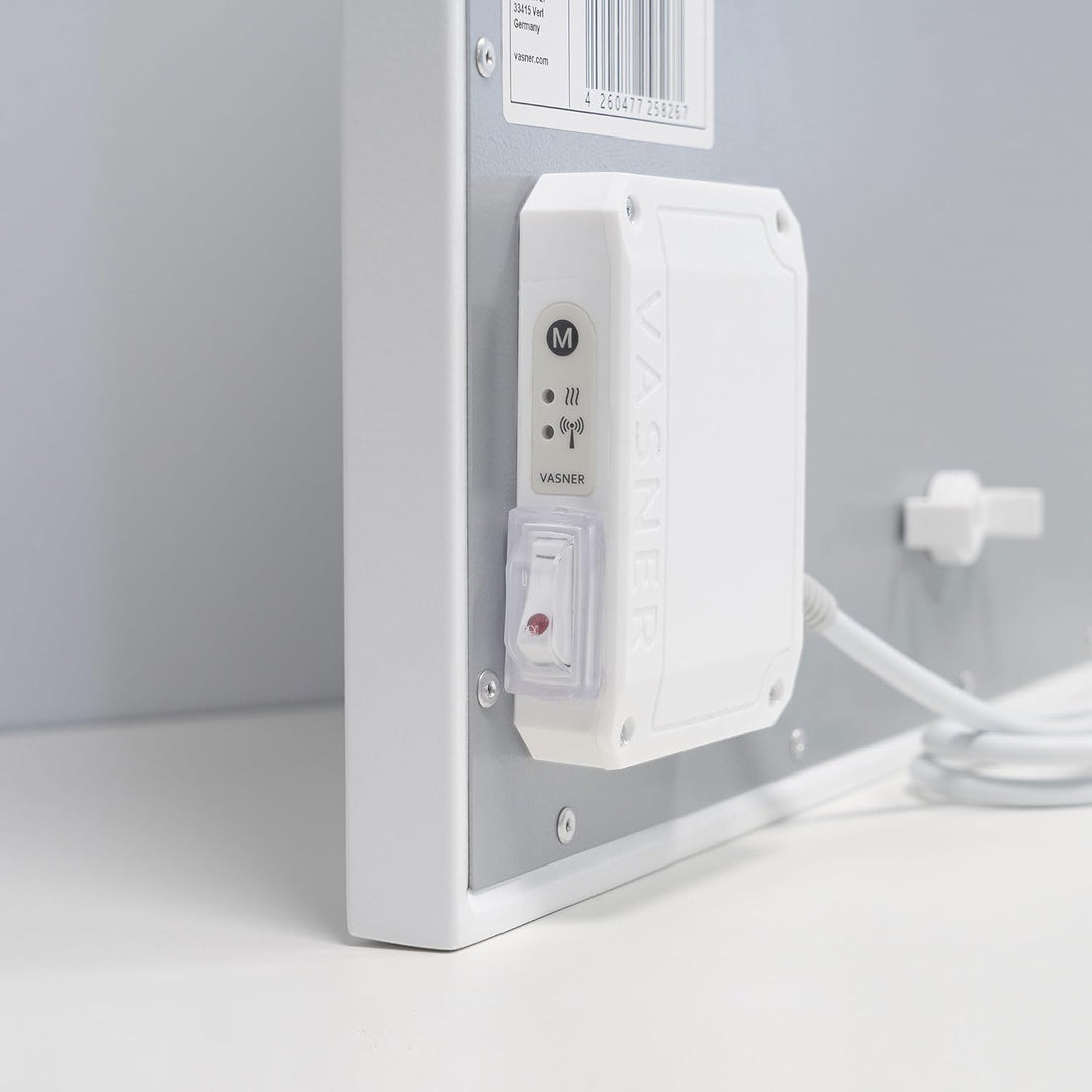 VASNER Citara M RX Funk Infrarotheizung – Infrarot Heizpaneel weiss 300-1100 Watt, Elektroheizung mi