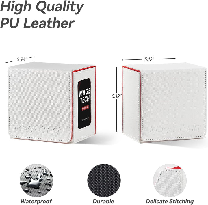 Commander Deckbox für MTG - Patentiertes Design, Commander Display, passt für 100 doppelt eingehüllt