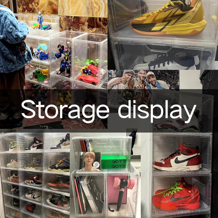 Schuhboxen Organizer-Schuhkartons durchsichtig,Transparent Schuhaufbewahrung für Sneakers und Turnsc