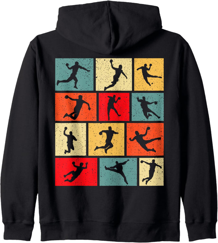 Handball Handballer Jungen Kinder Herren Kapuzenjacke