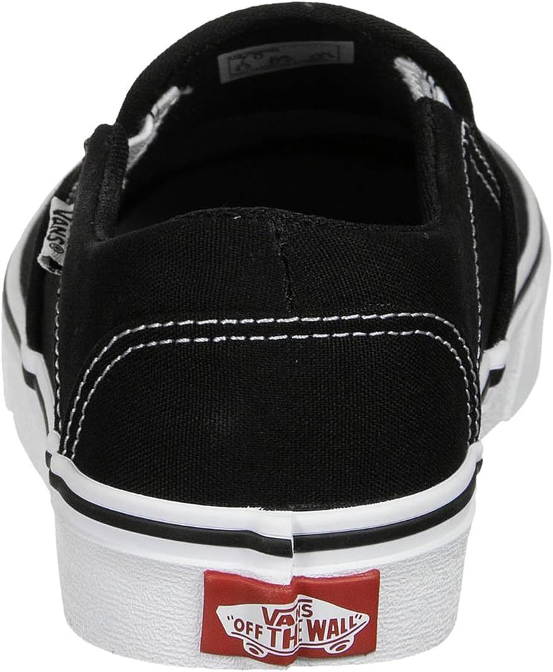 Vans Damen Asher Sneaker 34.5 EU Canvas Black White, 34.5 EU Canvas Black White