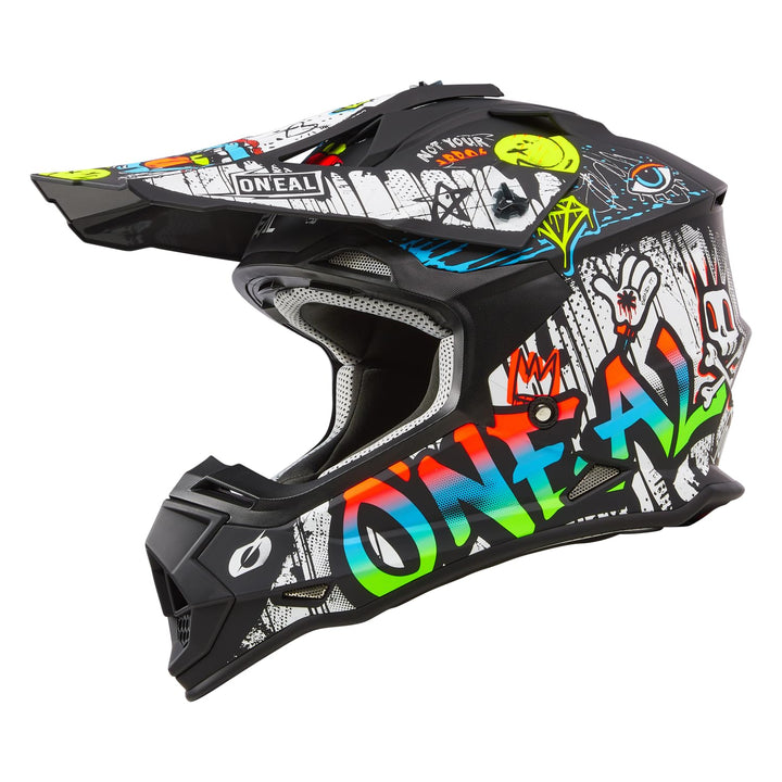 O'NEAL | Motocross-Helm | MX Enduro | ABS-Schale, Lüftungsöffnungen für optimale Kühlung | 2SRS Helm