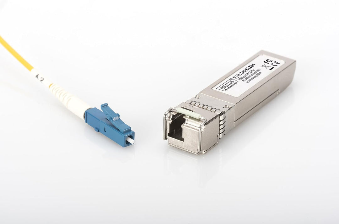 DIGITUS 10 Gbit Universal SFP+ Modul, Mini GBIC, Singlemode, LC Simplex (BiDi), Tx 1270 / Rx 1330, 1