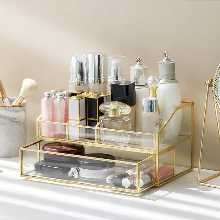 YUEHUA Kosmetikorganiser,Beauty Organizer, Make Up Kosmetik Organizer, Schmink Aufbewahrung Kosmetik