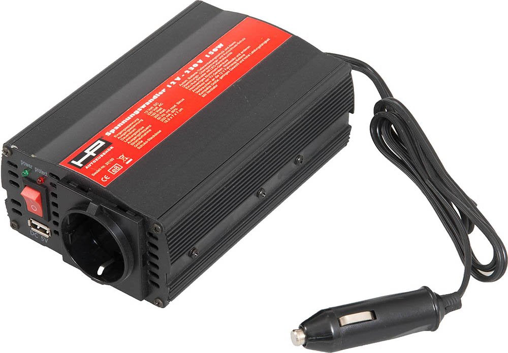 HP-Autozubehör 20150 Spannungswandler 150W 12-230V