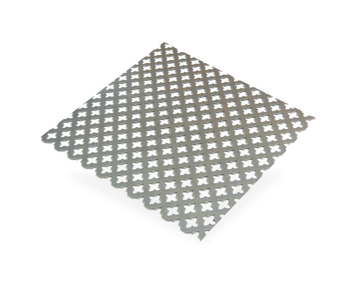 CQFD Stahlblech Perf. Kreuz ep1mm 500x250mm 250mm x 500mm x 1mm, 250mm x 500mm x 1mm