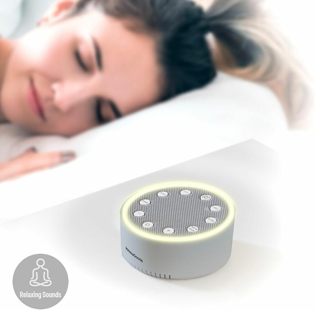 InnovaGoods® Entspannungsmaschine mit Licht und Ton zum Einschlafen, 2 Modi mit fester oder sequenti