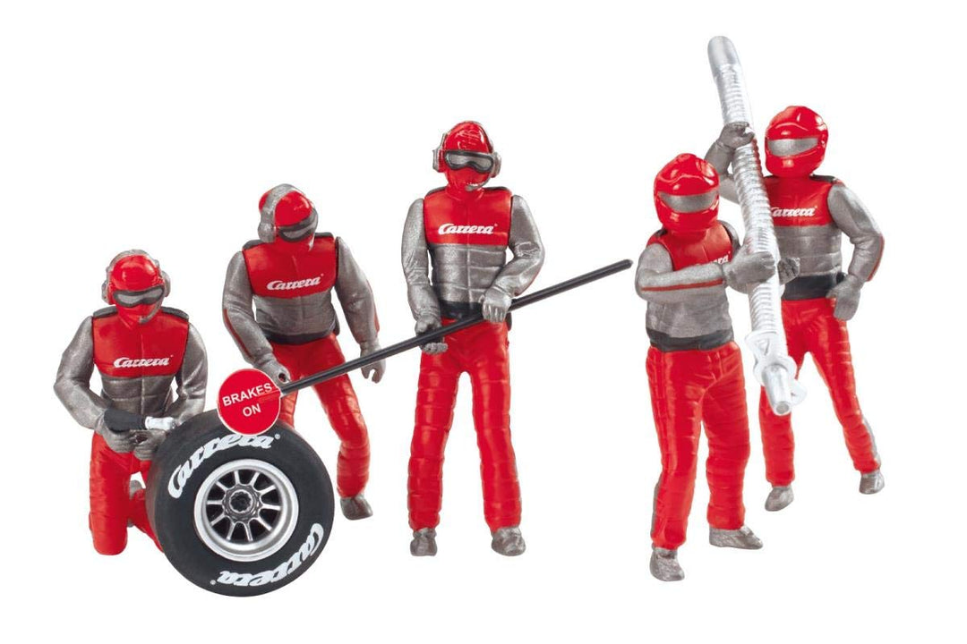 Carrera 20021131 Figurensatz Mechaniker, Crew Rot