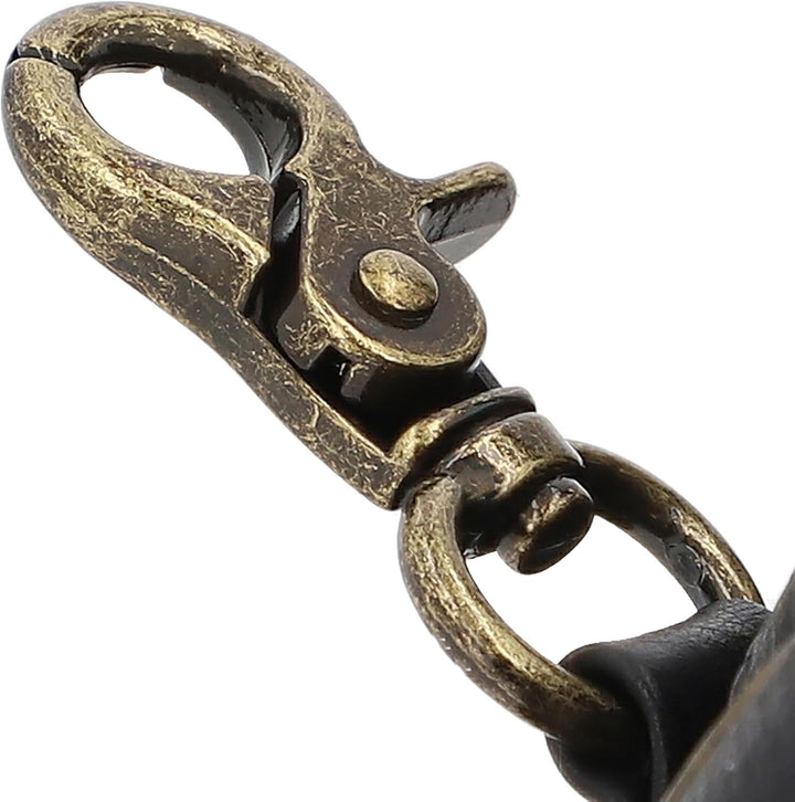 Gusti Leder Leckerlitasche Alaric - Futterbeutel Hund Vierbeiner Schwarz Leder