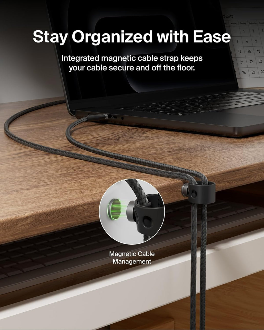 Belkin BoostCharge Pro Flex geflochtenes USB-C/USB-C-Ladekabel, USB-IF-zertifiziert zum Schnellladen