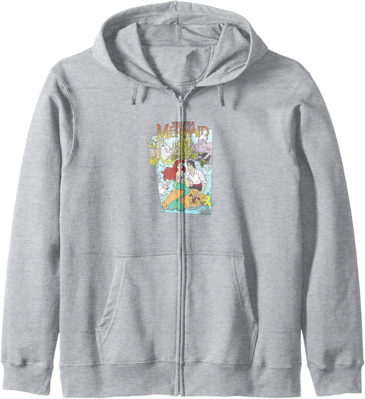 Disney The Little Mermaid Vintage Cover Kapuzenjacke