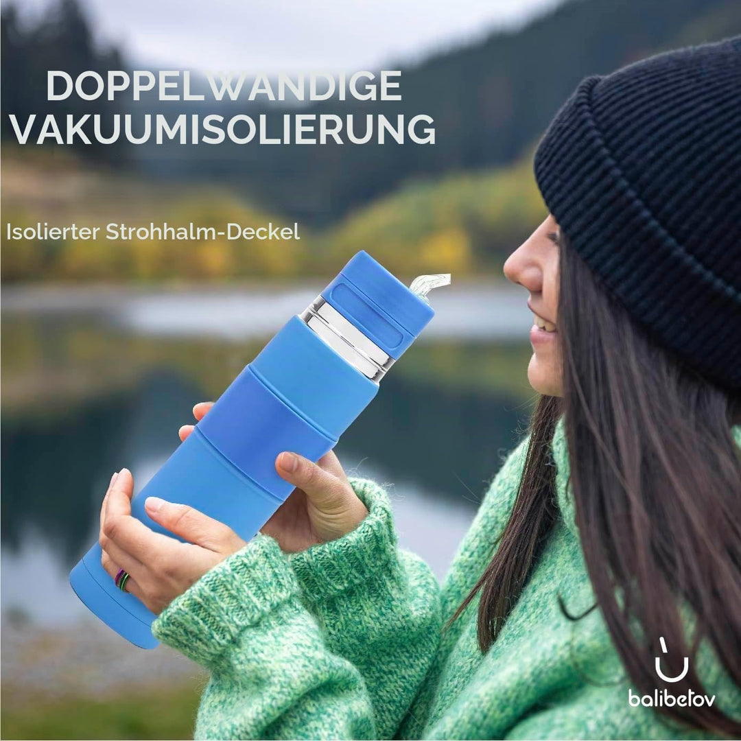 BALIBETOV - Neu - Edelstahl AutoMate - Thermobehälter, Mate Cup und Bombilla in Einem - Sie Müssen N