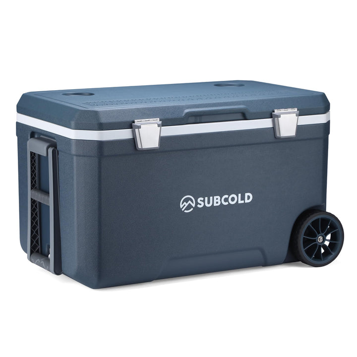 Subcold MOBI Rollkühlbox - Isolierte Kühlbox auf Rollen mit Griffen und Ablauf | Eiskühler für Reise