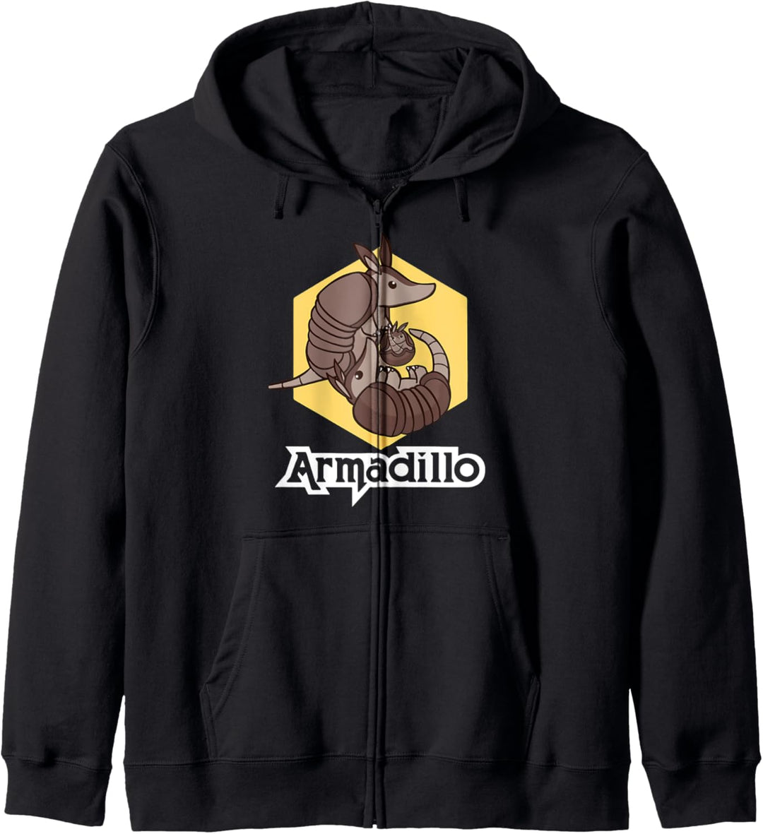 Gürteltier Design Kapuzenjacke