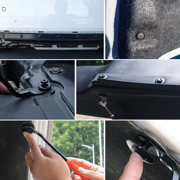 Nilight 166 Stück Auto-Halterungsclips und Schraubösen – 12 beliebteste Grössen und Anwendungen für