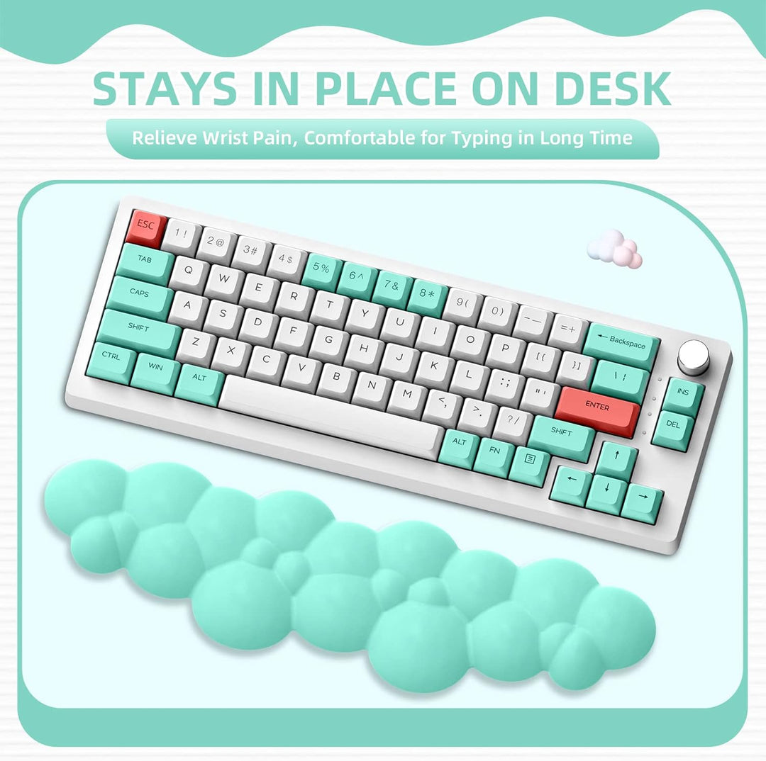 ZIYOU LANG Tastatur Wolke Handballenauflage Memory Foam Tastatur Handauflage Handauflage für Tastatu