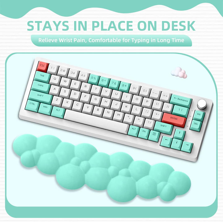 ZIYOU LANG Tastatur Wolke Handballenauflage Memory Foam Tastatur Handauflage Handauflage für Tastatu