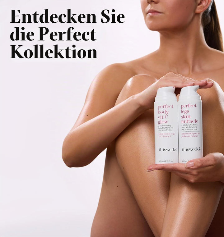 This Works Perfect Legs Skin Miracle, 150 ml — Multivitamin-angereichertes getöntes Serum für alle H