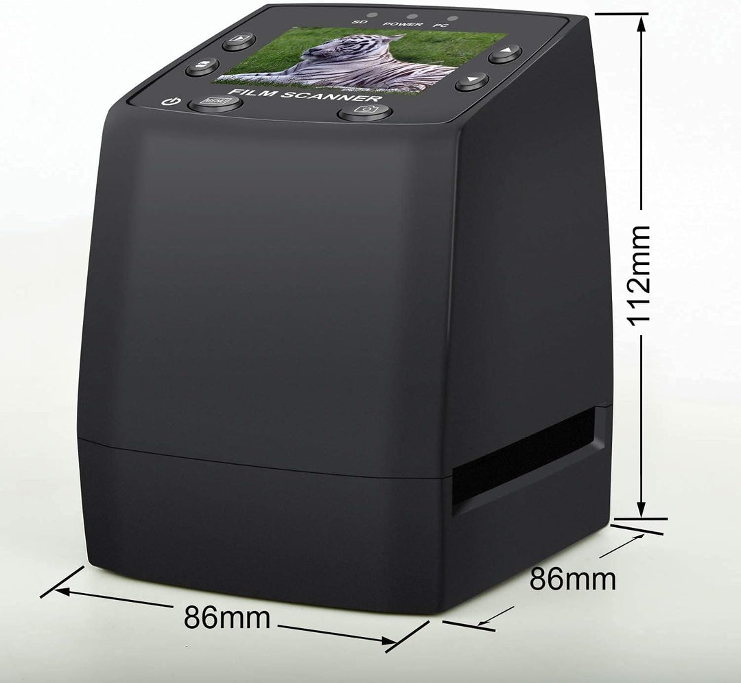 DIGITNOW! Diascanner Konvertiert 35mm / 135 Negative und Dia zu Digital JPEG, Filmscanner mit hoher