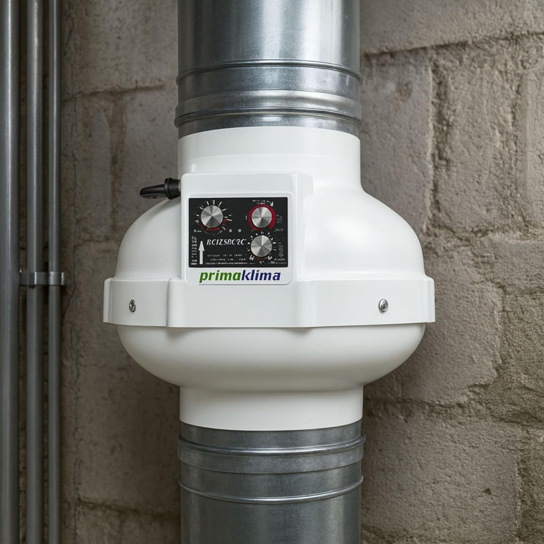 Prima Klima Fan 160 mm 820 m3/h - Abluftventilator Rohrventilator Grow Lüfter Abluft Growzelt Lüfter