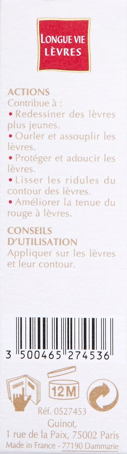 Guinot Longue Vie Lèvres Lippenpflege,1er Pack (1 x 15 ml)