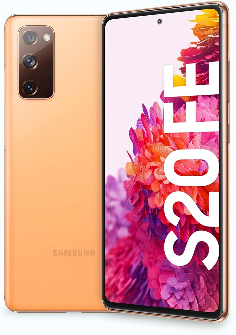 Samsung Galaxy S20 FE - Smartphone 128GB, 6GB RAM, Dual SIM, Cloud Orange Orange 128GB mit 4G, Orang