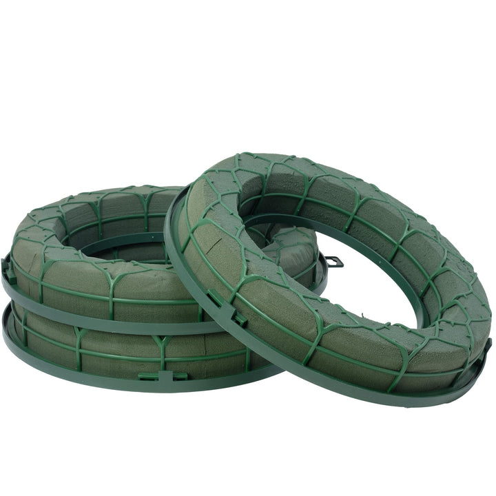 Flowerbox Oasis Steckschaum IDEAL Universal Ring Ø27cm Steckmasse Steckschwamm - 3 Stück