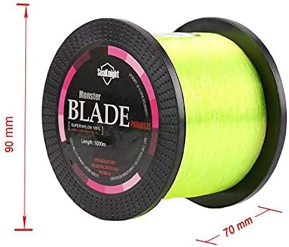 Seaknight Blade Nylon Angelschnur Monofil Karpfen 500M/1000M Salzwasser Monofile Angelschnur Forelle