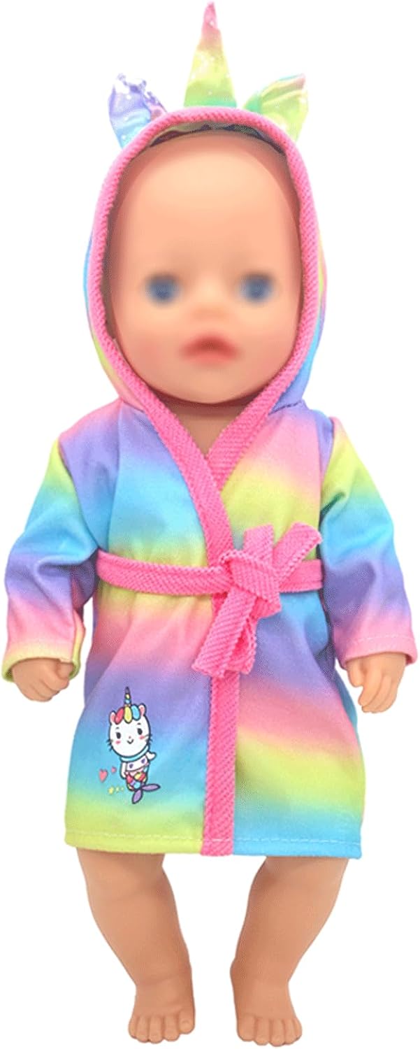 Puppenkleidung Puppenkleider Set mit Stirnband und Hut 4-Packungen für 30-36 cm Puppen (Keine Puppe)