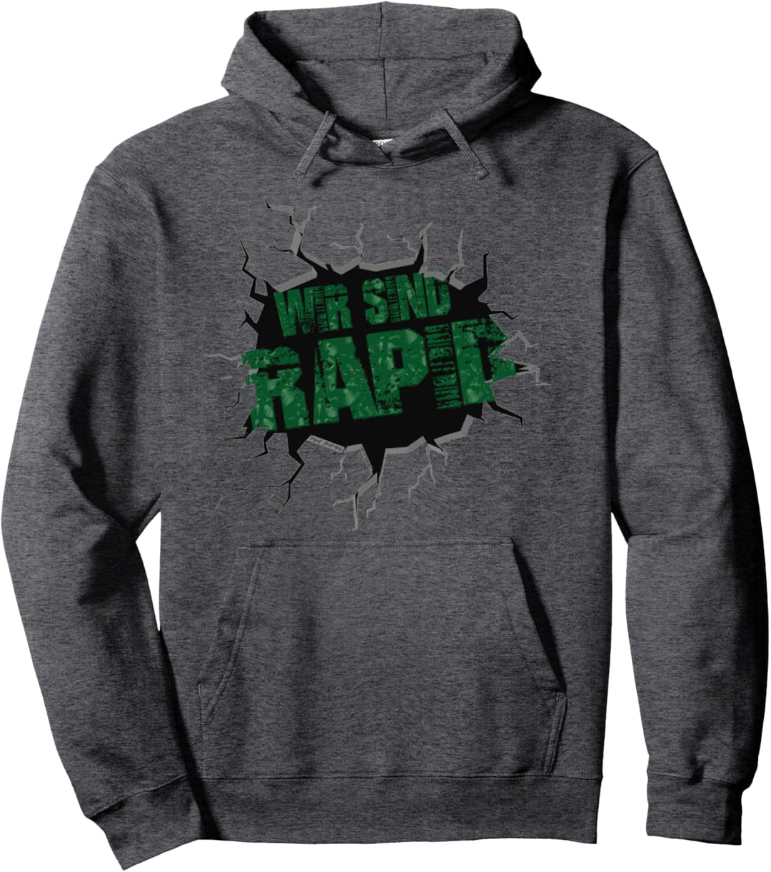 Wir sind Rapid I Funny Shirt Pullover Hoodie