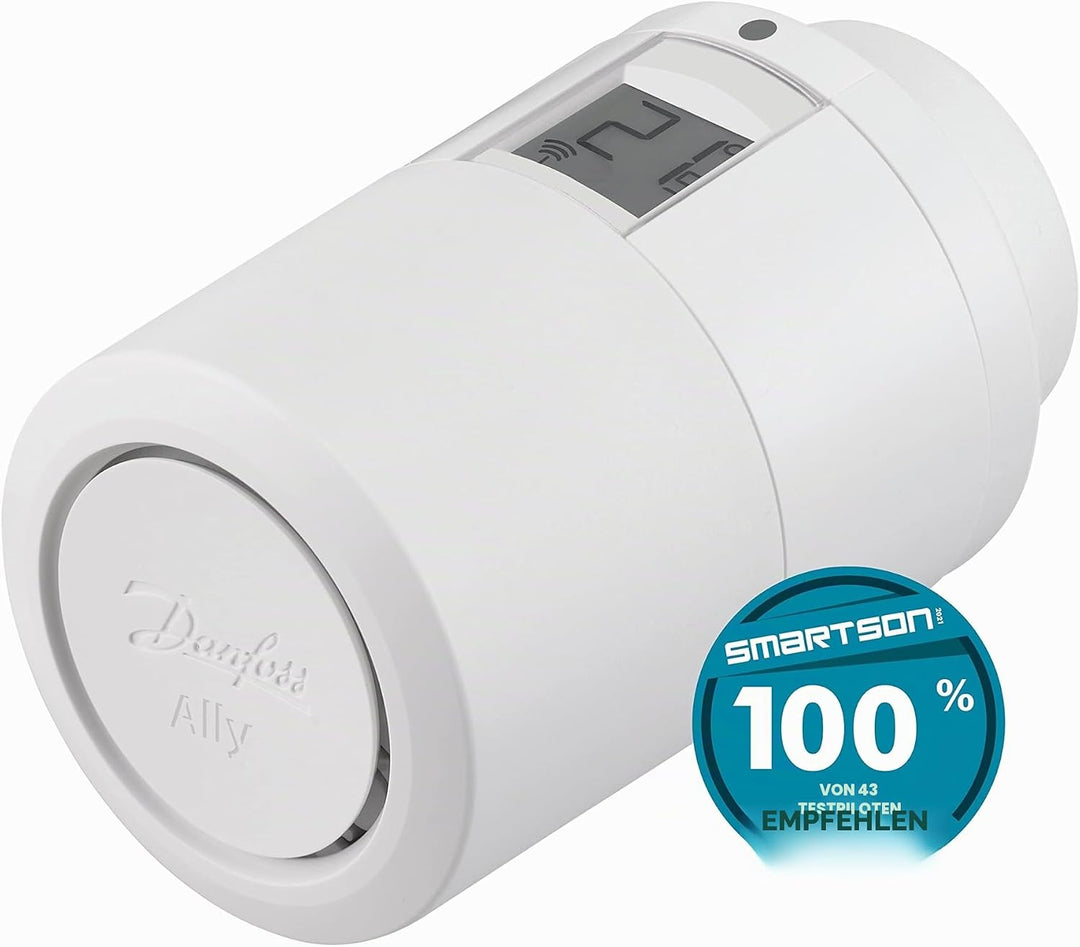 Danfoss Heizkörperthermostat, Ally, Adaptertyp: RAV; RA; RAVL; M30, 2.4 GHz Ally Thermostat einzeln,
