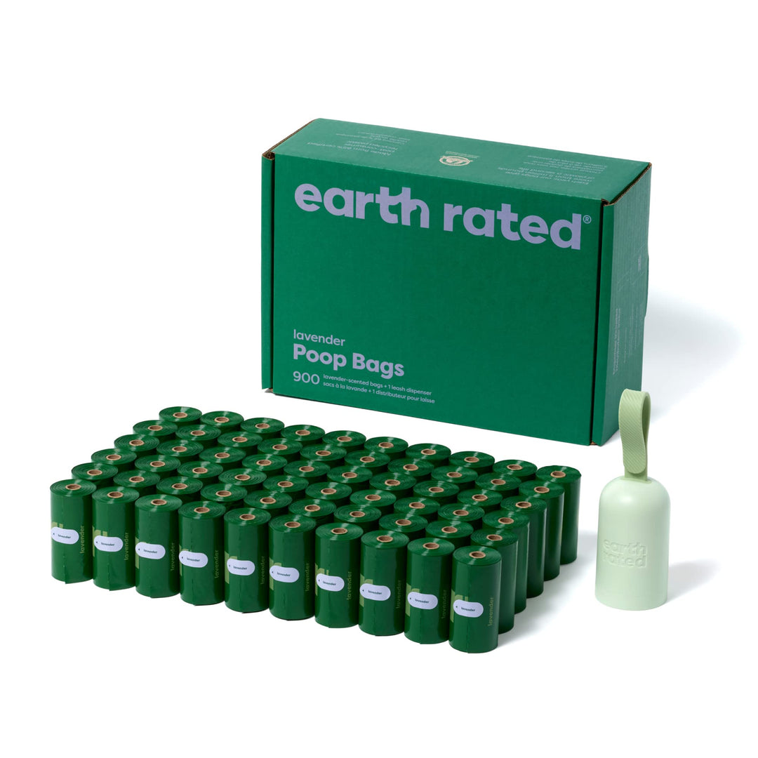 Earth Rated Halter für Hundekotbeutel mit Hundekotbeuteln, neues aussehen, haltbar und garantiert au