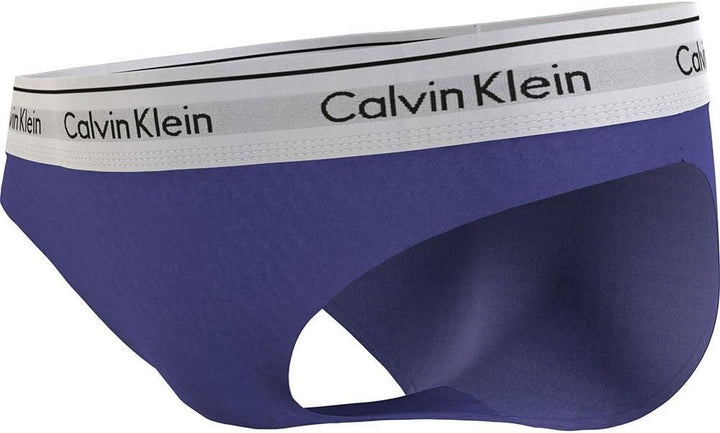 Calvin Klein Damen Bikinihose mit Logobund S Blau (Spectrum Blue), S Blau (Spectrum Blue)