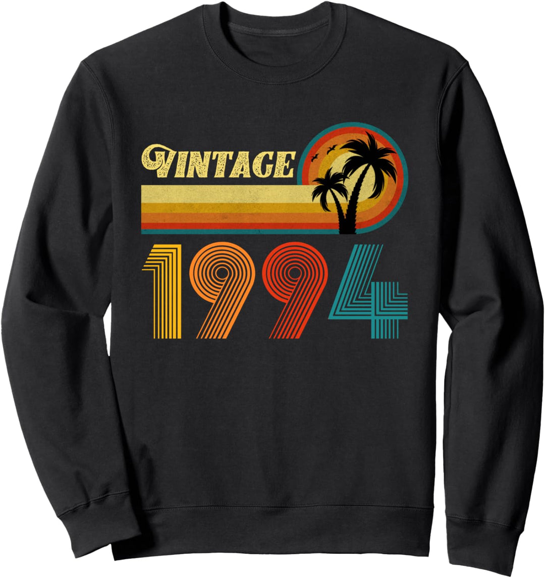 30 Jahre alt 30. Geburtstag Geschenk Männer Frauen Retro Vintage 1994 Sweatshirt