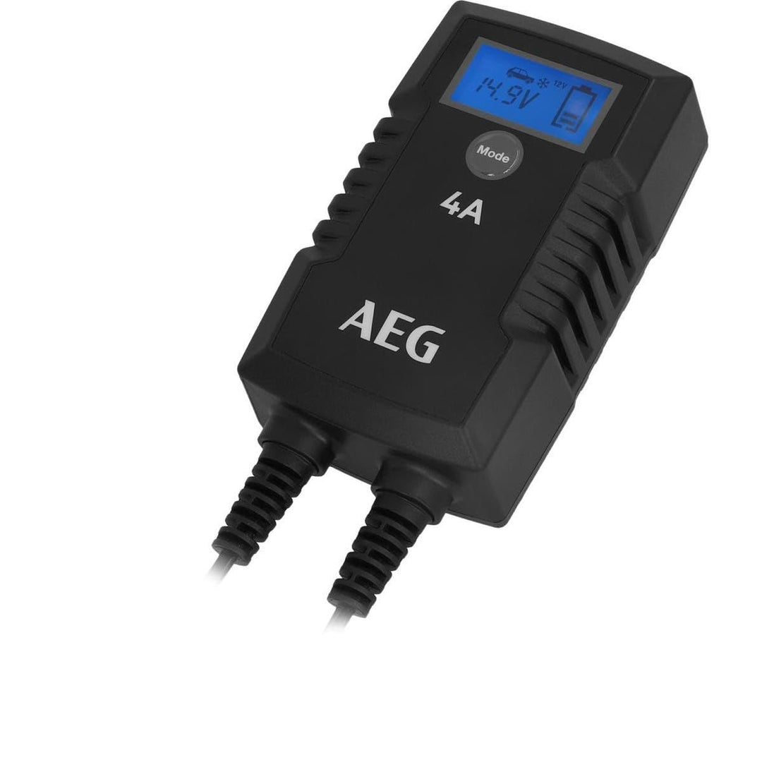 AEG Automotive 10616 Mikroprozessor-Ladegerät für Auto Batterie LD 4.0, 4 Ampere für 6/12 V, 7-HF La