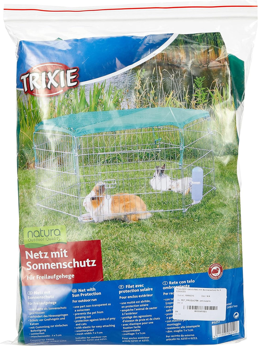 Trixie 6251 natura Netz mit Sonnenschutz für # 6250/6253