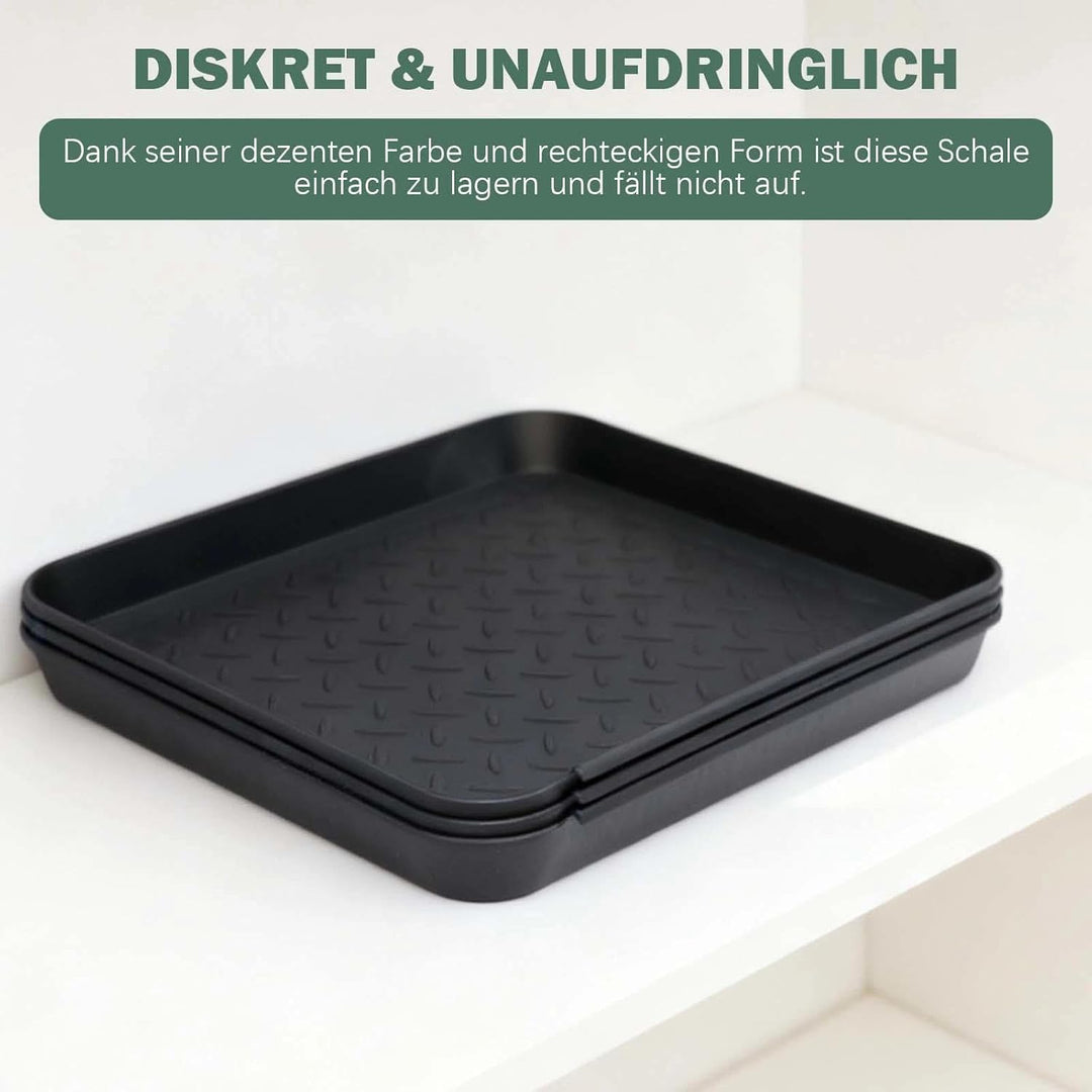 Schuhabtropfschale, Schuhablage Klein, Abtropfschale für Schuhe, Schuh Abtropfschalen mit erhöhtem R