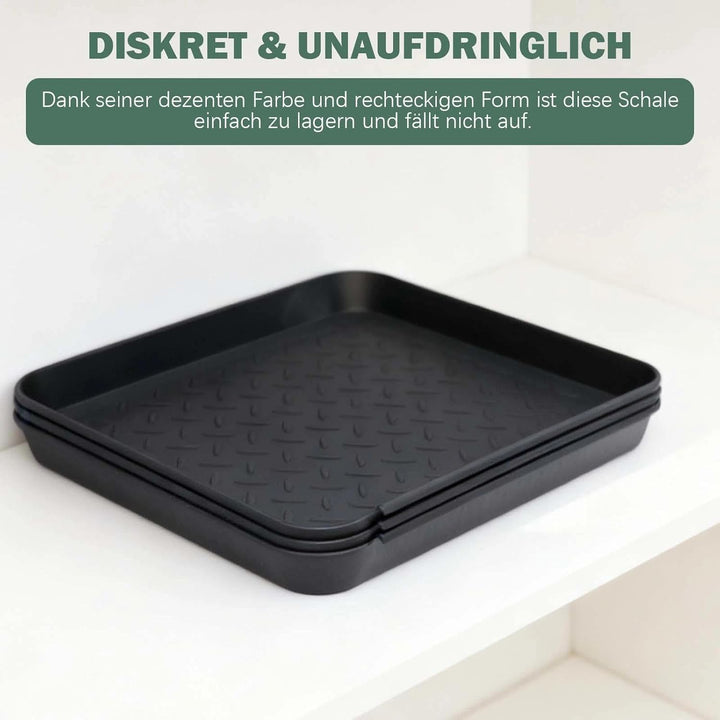 Schuhabtropfschale, Schuhablage Klein, Abtropfschale für Schuhe, Schuh Abtropfschalen mit erhöhtem R